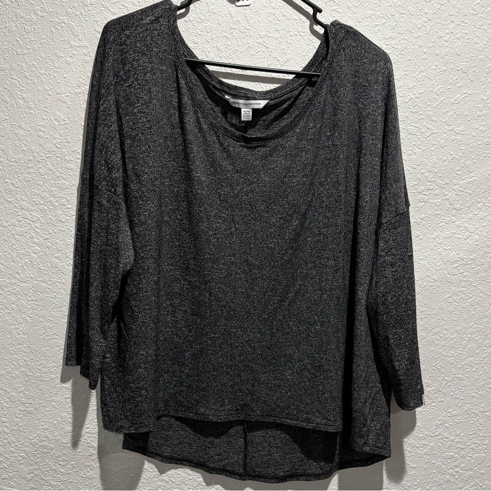 AMERICAN EAGLE DARK GREY OVERSIZED/SLOUCHY DOLMAN TOP SIZE‎ XL -WOMENS
